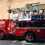 Book a ride around the city on our fire engine.